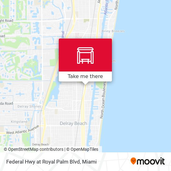 Federal Hwy at Royal Palm Blvd map
