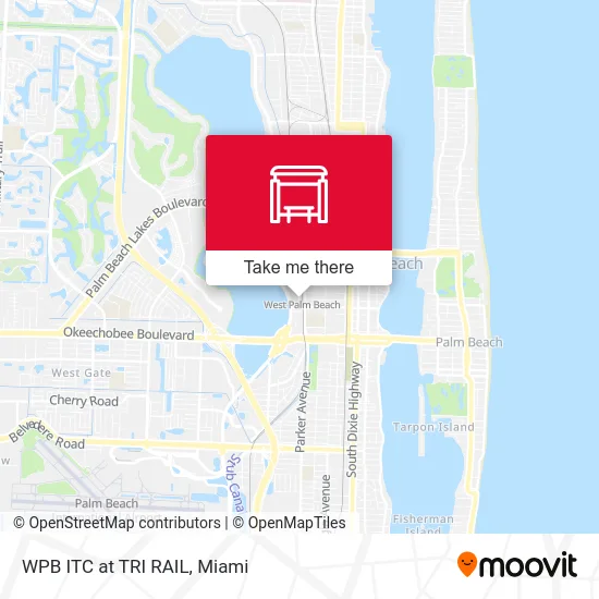 WPB ITC at TRI RAIL map