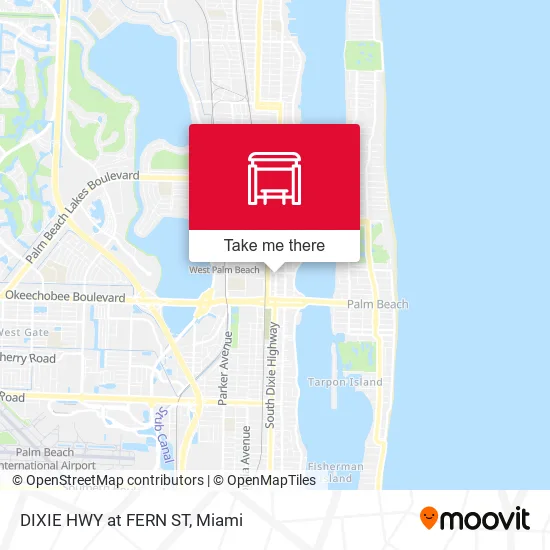 Mapa de DIXIE HWY at  FERN ST