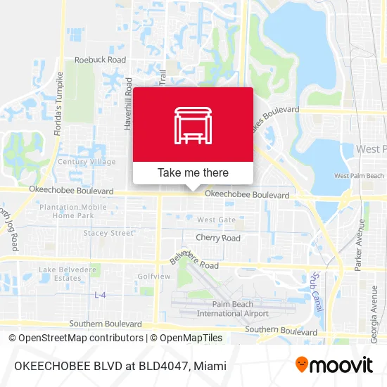Mapa de OKEECHOBEE BLVD at BLD4047