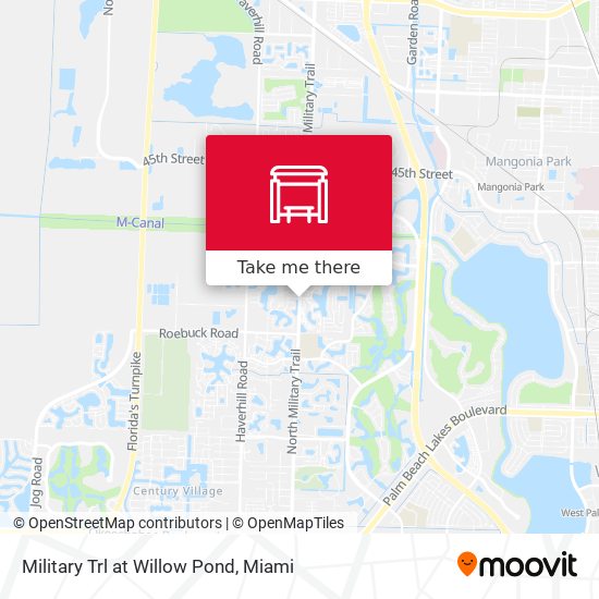 Military Trl at  Willow Pond map