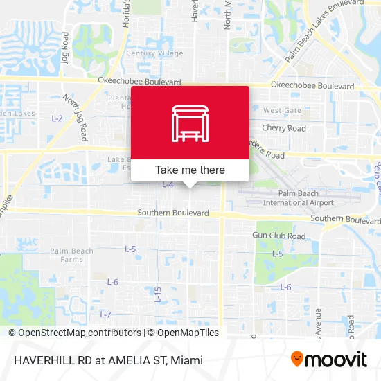 HAVERHILL RD at AMELIA ST map