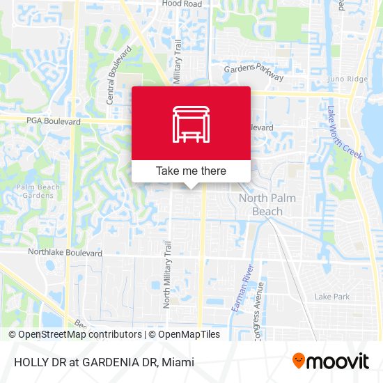 Mapa de HOLLY DR at GARDENIA DR