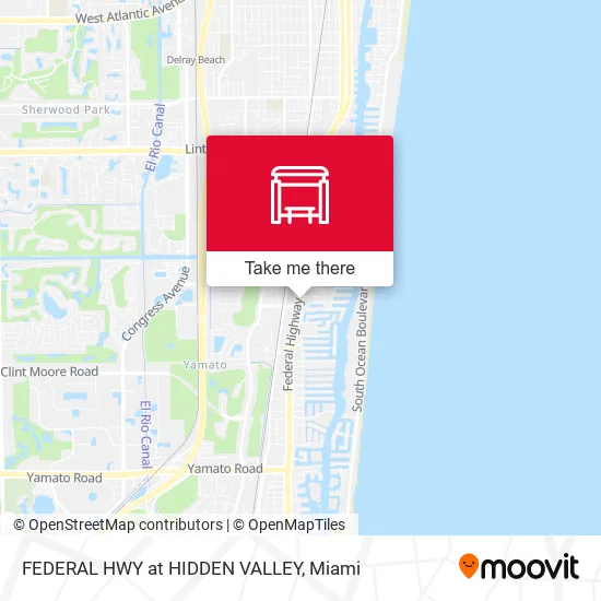 FEDERAL HWY at HIDDEN VALLEY map
