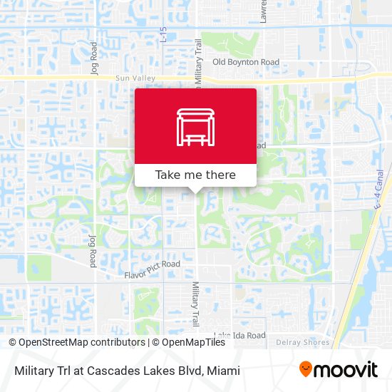 Military Trl at Cascades Lakes Blvd map