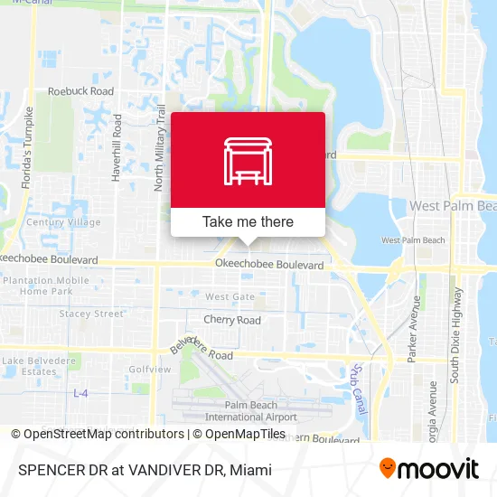 SPENCER DR at VANDIVER DR map