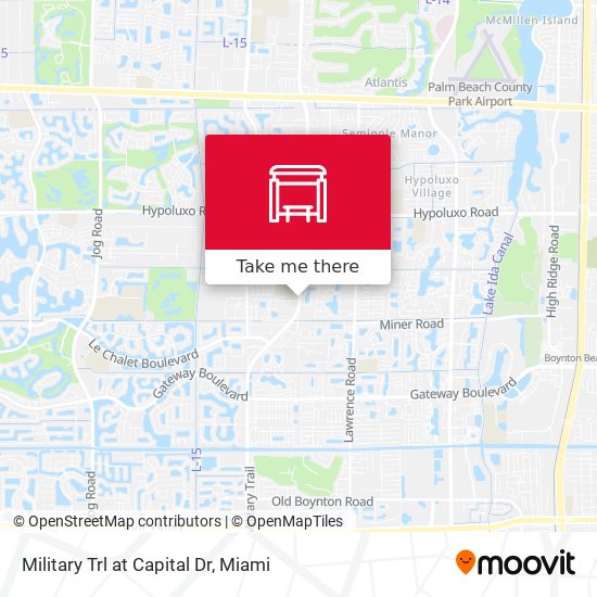 Military Trl at Capital Dr map