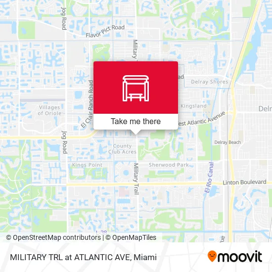 Mapa de MILITARY TRL at  ATLANTIC AVE