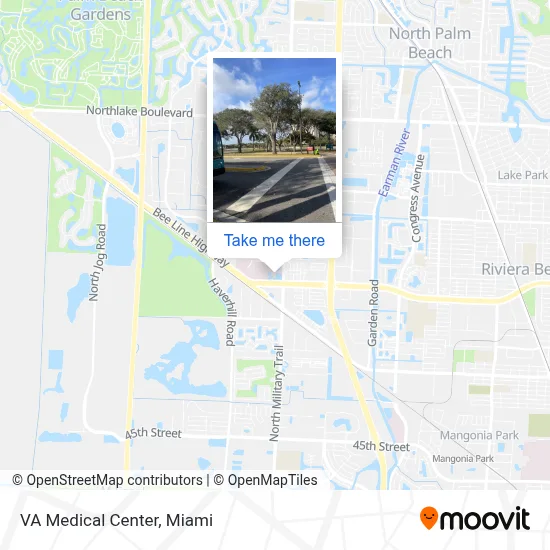 VA Medical Center map