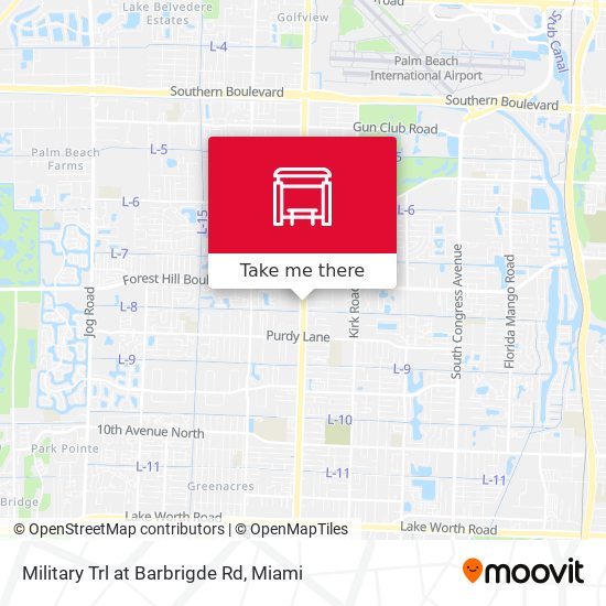 Military Trl at Barbrigde Rd map