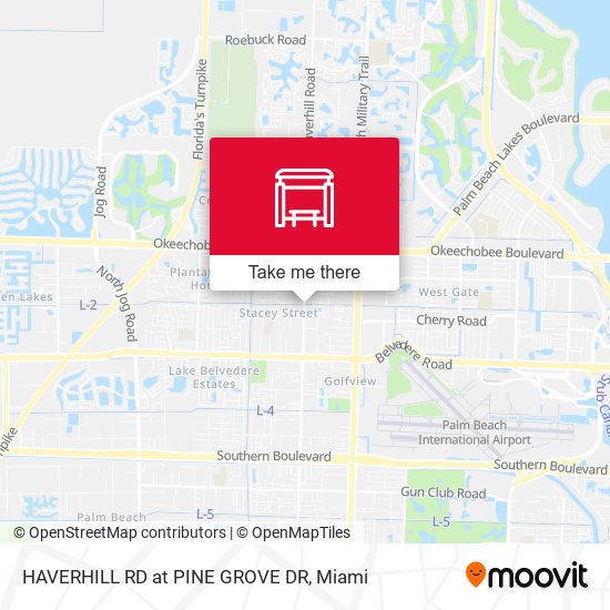 HAVERHILL RD at PINE GROVE DR map