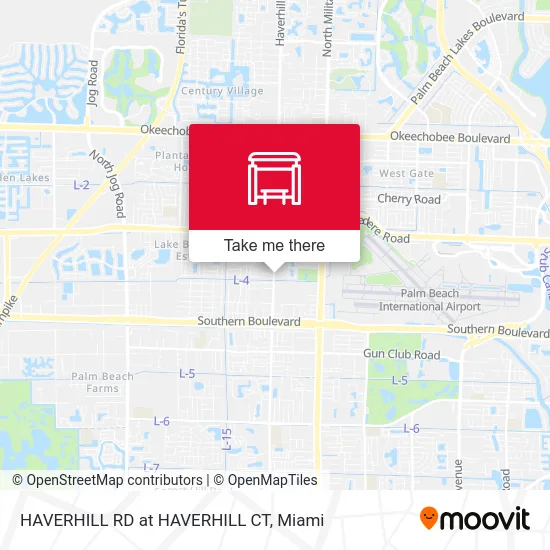 HAVERHILL RD at HAVERHILL CT map