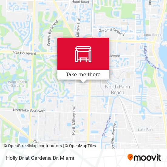 Holly Dr at Gardenia Dr map