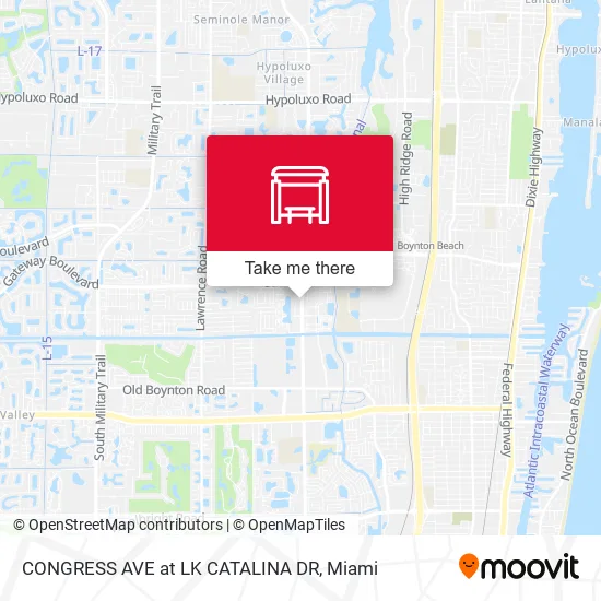CONGRESS AVE at  LK CATALINA DR map