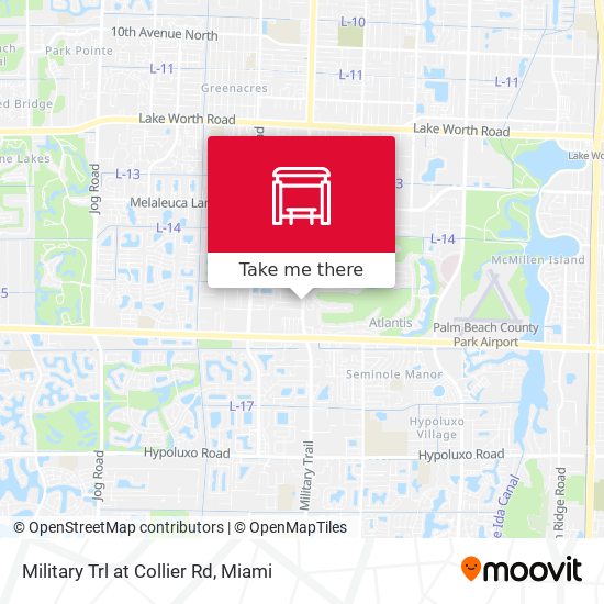 Military Trl at  Collier Rd map