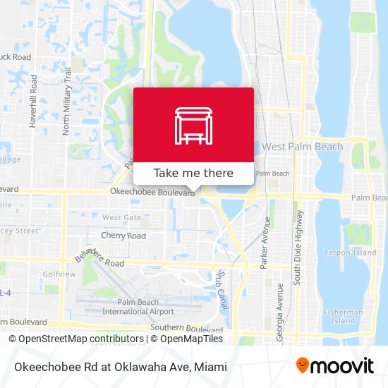 Mapa de Okeechobee Rd at Oklawaha Ave