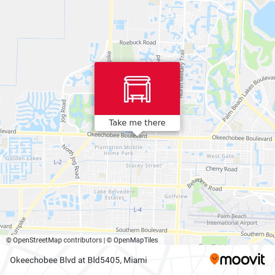 Mapa de Okeechobee Blvd at Bld5405