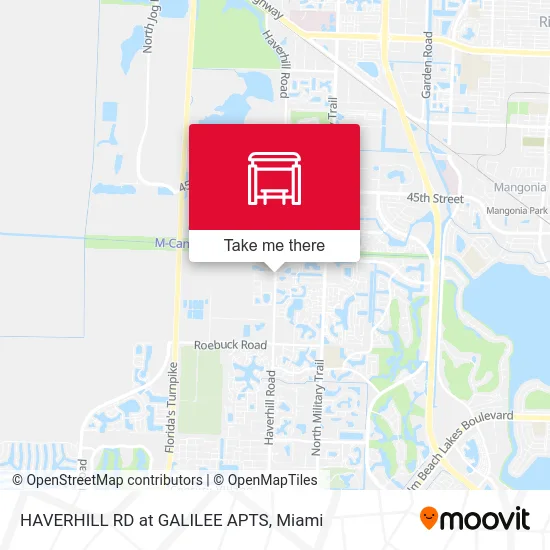 HAVERHILL RD at GALILEE APTS map