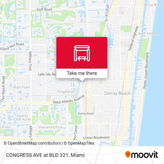 CONGRESS AVE at  BLD 321 map
