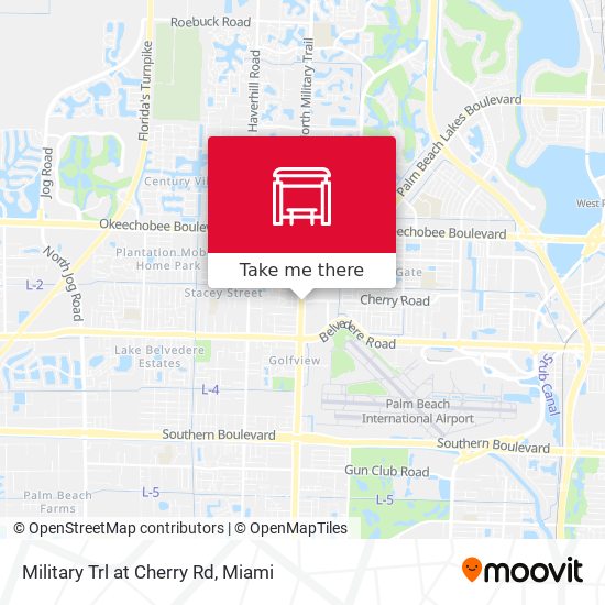 Mapa de Military Trl at Cherry Rd