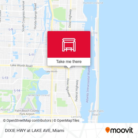 Mapa de DIXIE HWY at LAKE AVE