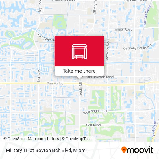 Mapa de Military Trl at Boyton Bch Blvd