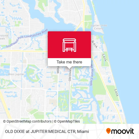 Mapa de OLD DIXIE at JUPITER MEDICAL CTR