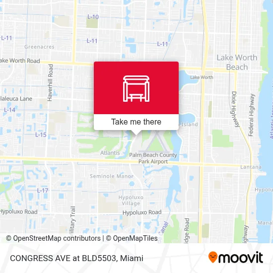 CONGRESS AVE at BLD5503 map