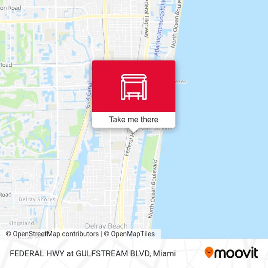 FEDERAL HWY at GULFSTREAM BLVD map