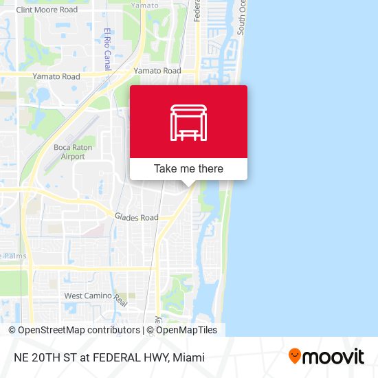 Mapa de NE 20TH ST at FEDERAL HWY