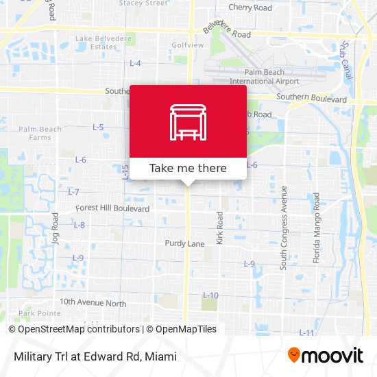 Military Trl at Edward Rd map