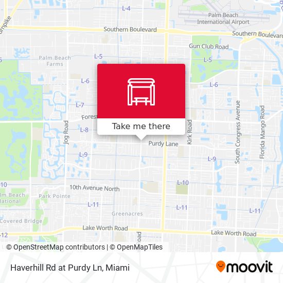 HAVERHILL RD at PURDY LN map