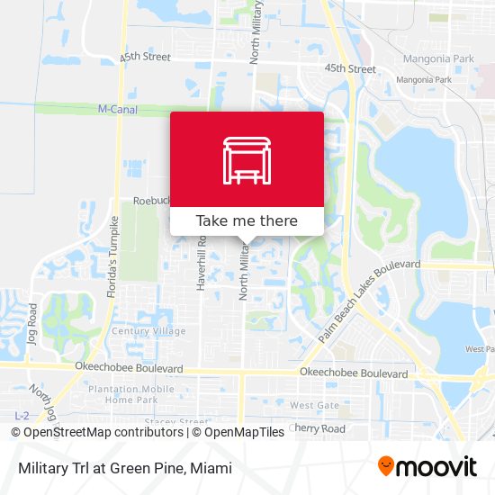 Mapa de Military Trl at Green Pine