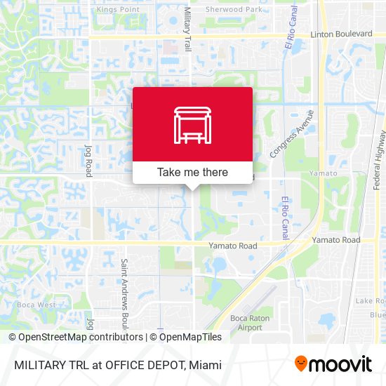 Mapa de Military Trl at  Office Depot