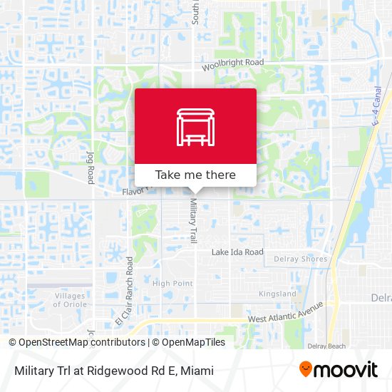 Mapa de Military Trl at  Ridgewood Rd E