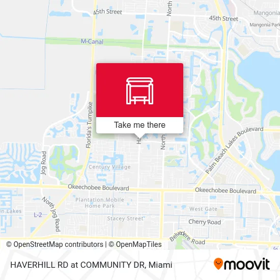 HAVERHILL RD at COMMUNITY DR map