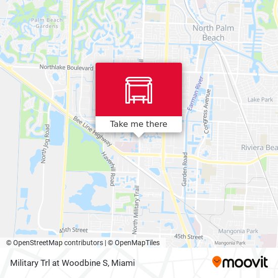 Military Trl at Woodbine S map