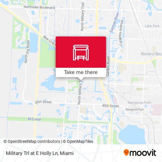 Military Trl at E Holly Ln map