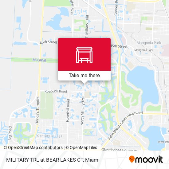 Mapa de Military Trl at Bear Lakes Ct