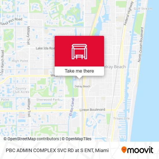 Mapa de PBC ADMIN COMPLEX  SVC RD at  S ENT