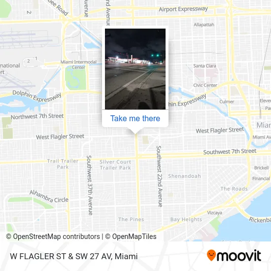 Mapa de W FLAGLER ST & SW 27 AV