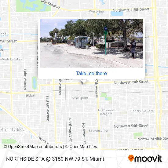 Mapa de NORTHSIDE STA @ 3150 NW 79 ST