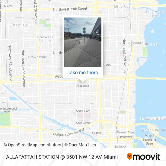 Mapa de ALLAPATTAH STATION @ 3501 NW 12 AV