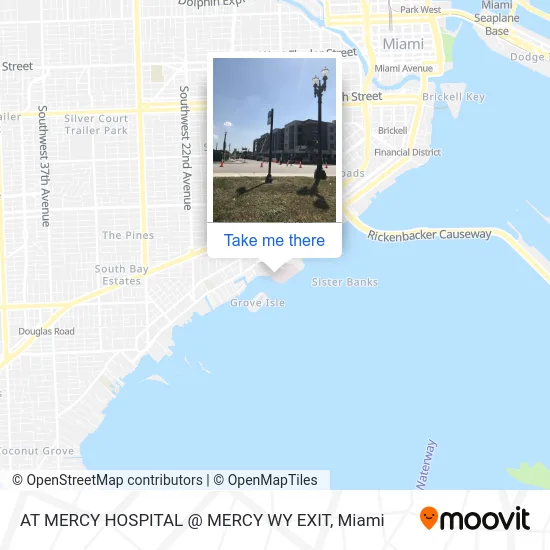 Mapa de AT MERCY HOSPITAL @ MERCY WY EXIT