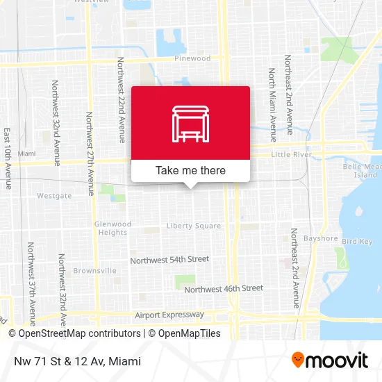 Nw 71 St & 12 Av map