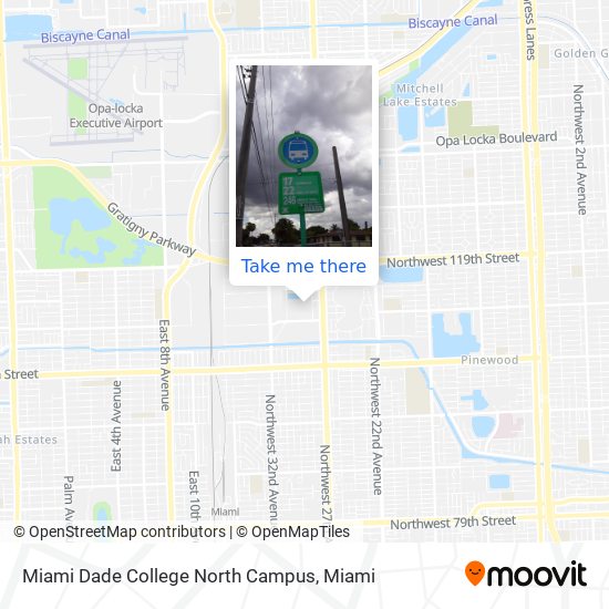 Miami Dade College North Campus map