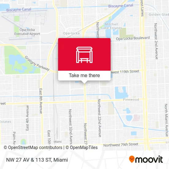 NW 27 AV & 113 ST map