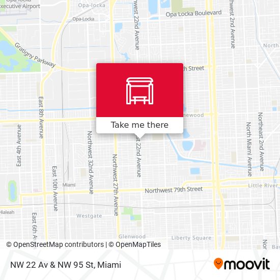 Mapa de NW 22 Av & NW 95 St