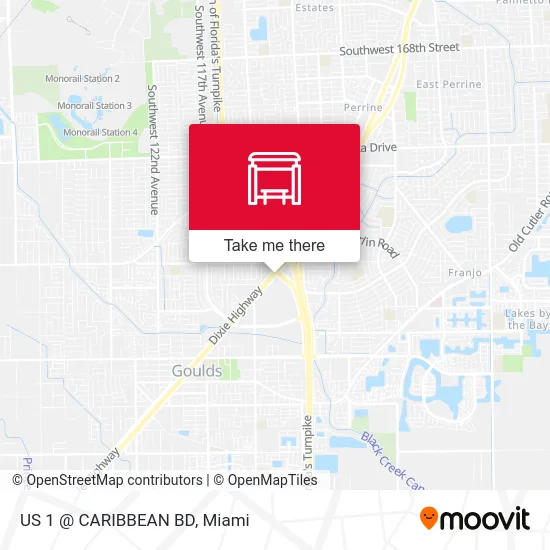 Mapa de US 1 @ CARIBBEAN BD