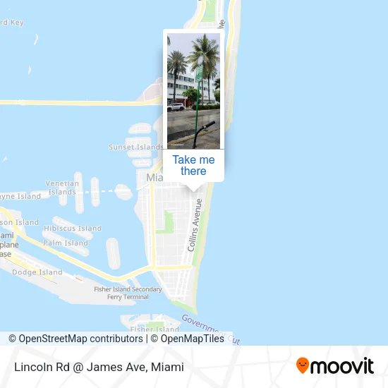 Lincoln Rd @ James Ave map